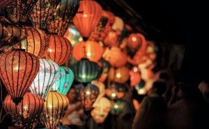 Chinese Lanterns on a Street | Veteran Car Donations