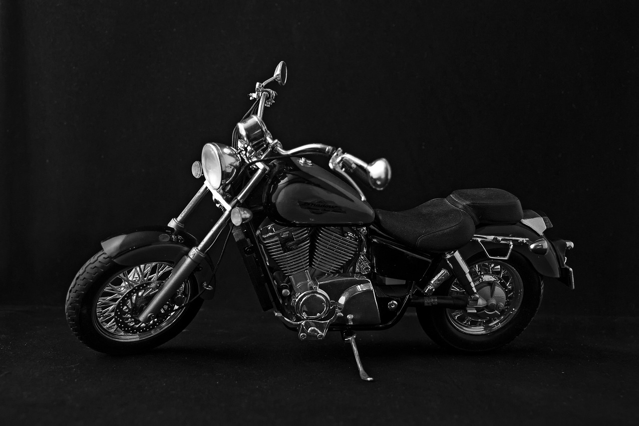 Black Chopper Bike | Veteran Car Donations