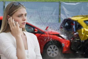 Woman Calling Car Insurance | Veteran Car Donations