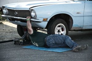 Mechanic Fixing Car | Veteran Car Donations