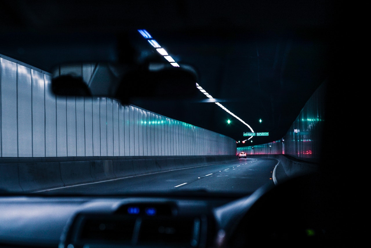 Vehicle Inside View of Tunnel | Veteran Car Donations
