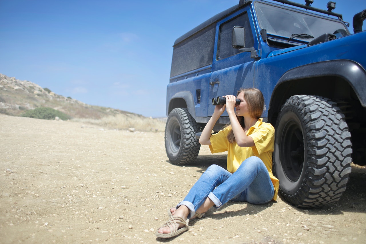 Woman on an Off Road Trip | Veteran Car Donations