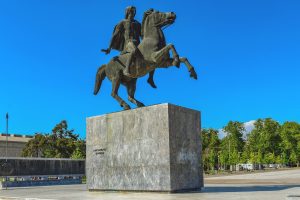 Alexander the Great Statue in Thessaloniki Greece | Veteran Car Donations