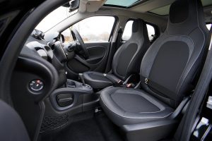 Black Vehicle Interior | Veteran Car Donations