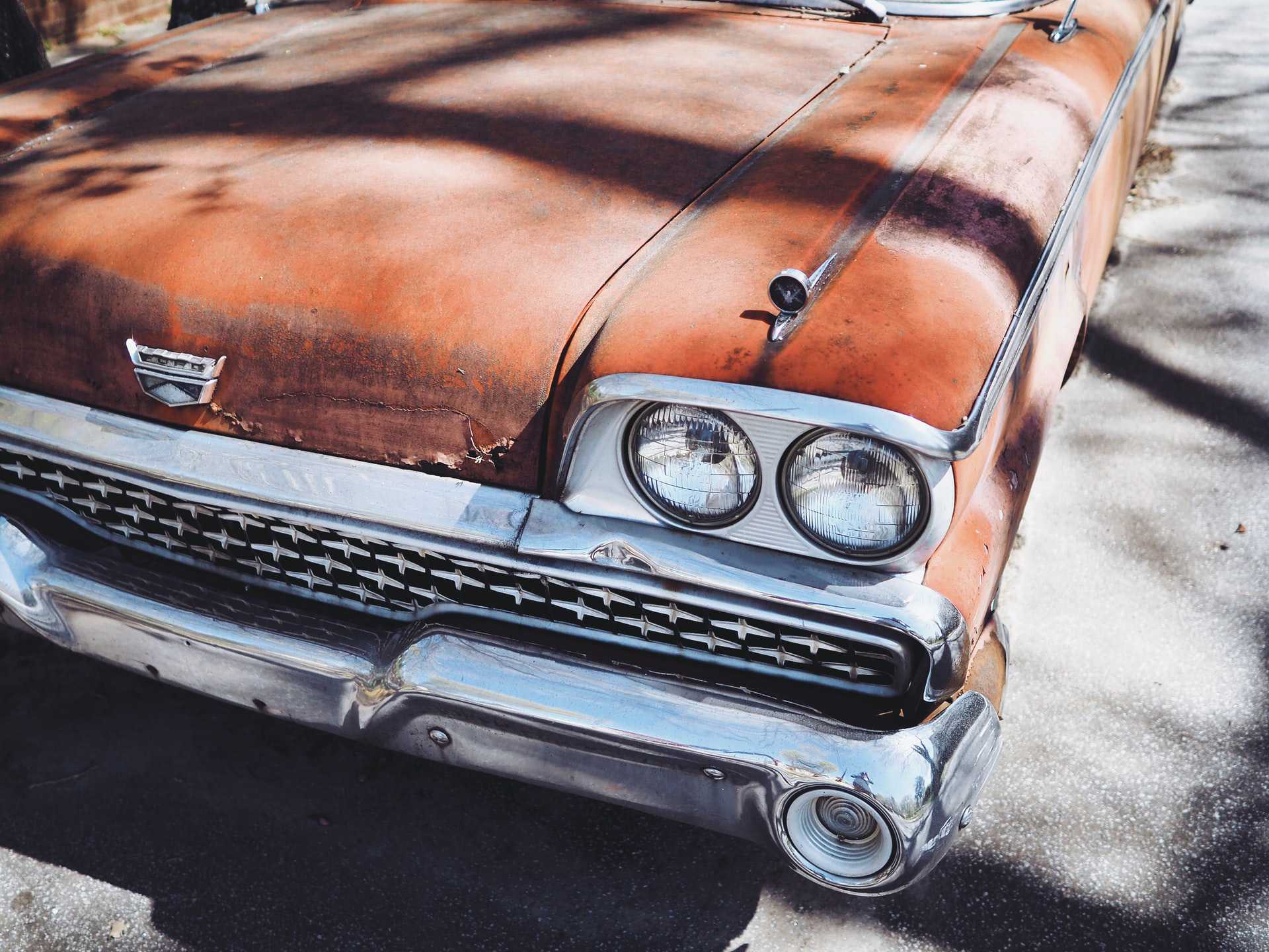 Rusted Oldtimer Muscle Car | Veteran Car Donations