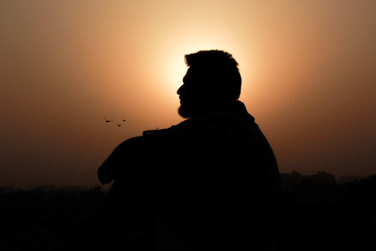 Silhouette Photo Of Man | Veteran Car Donations
