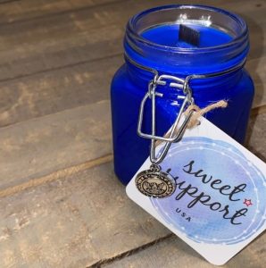 Navy Support Candle | Veteran Car Donations