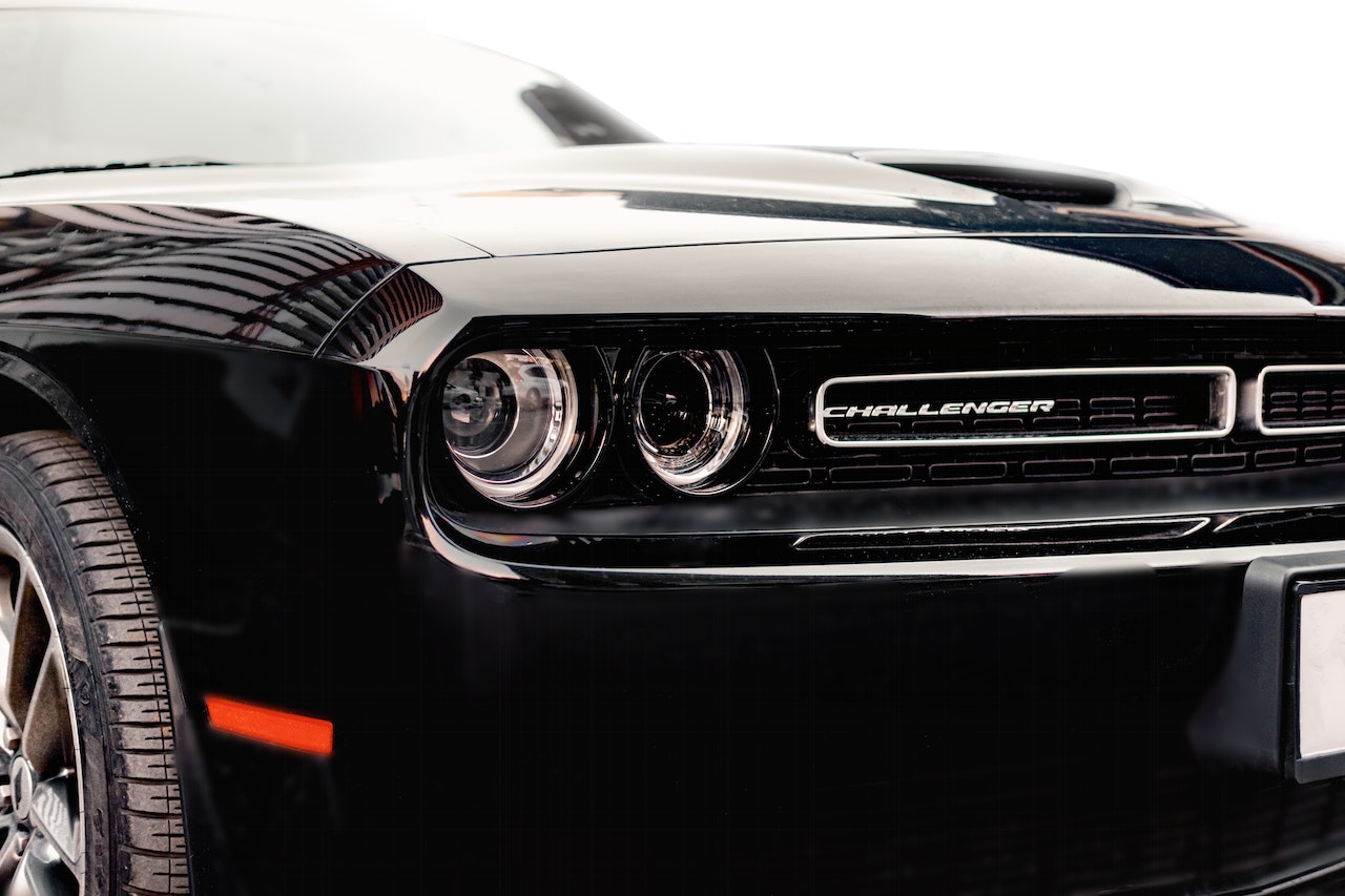 Close-Up Shot of a Black Sports Car | Veteran Car Donations