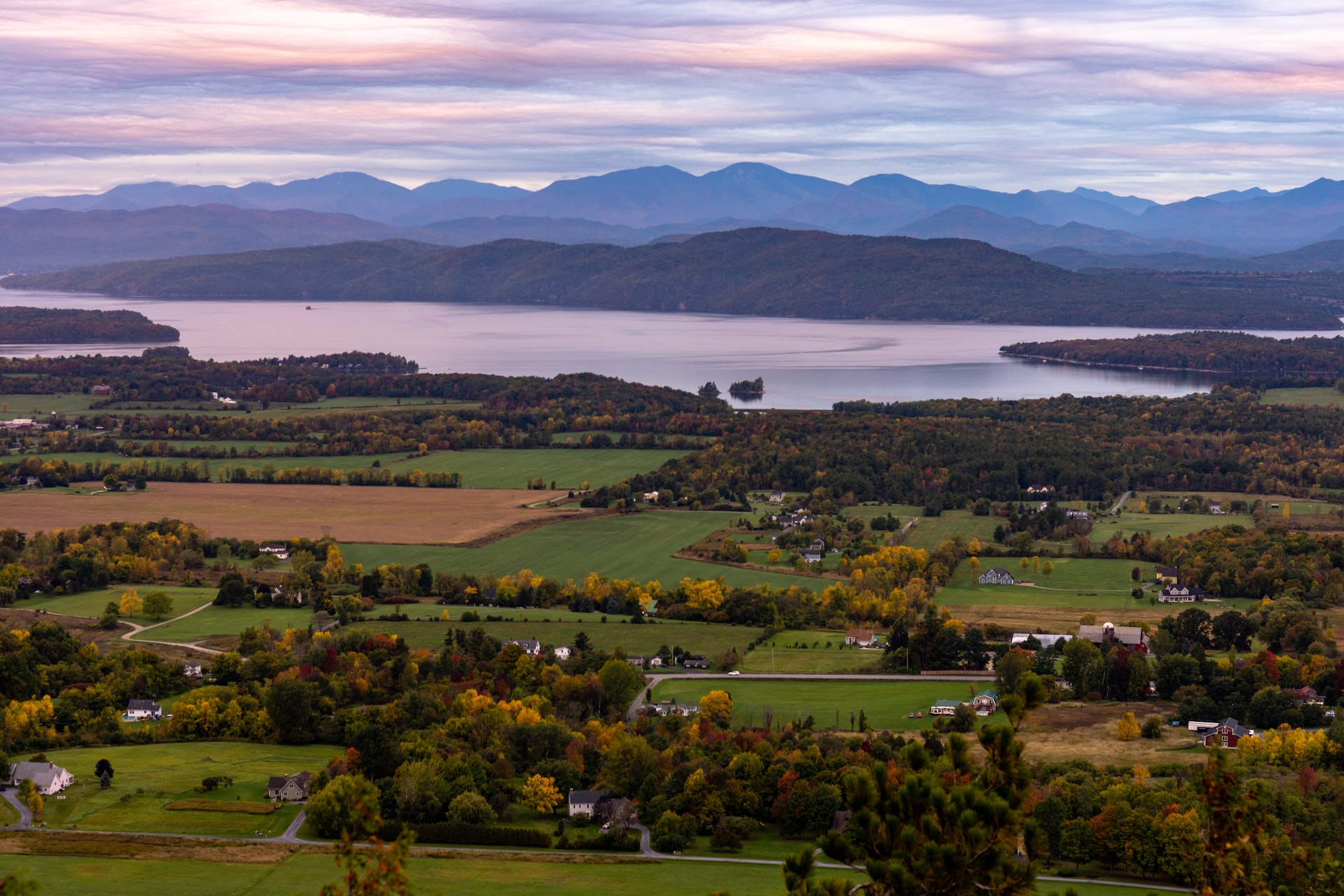 Photo of Champlain Valley under Cloudy Sky in Vermont | Veteran Car Donations