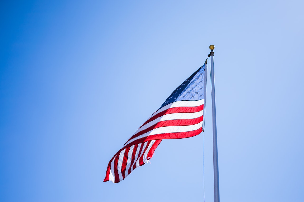 Close-Up Photography of US Flag | Veteran Car Donations
