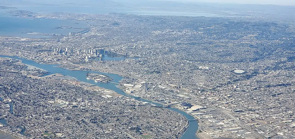 Alameda, Coast Guard Island, Alameda, and Oakland