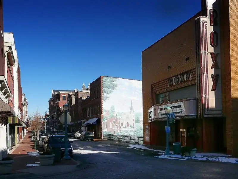 The Roxy in Clarksville’s historic downtown section