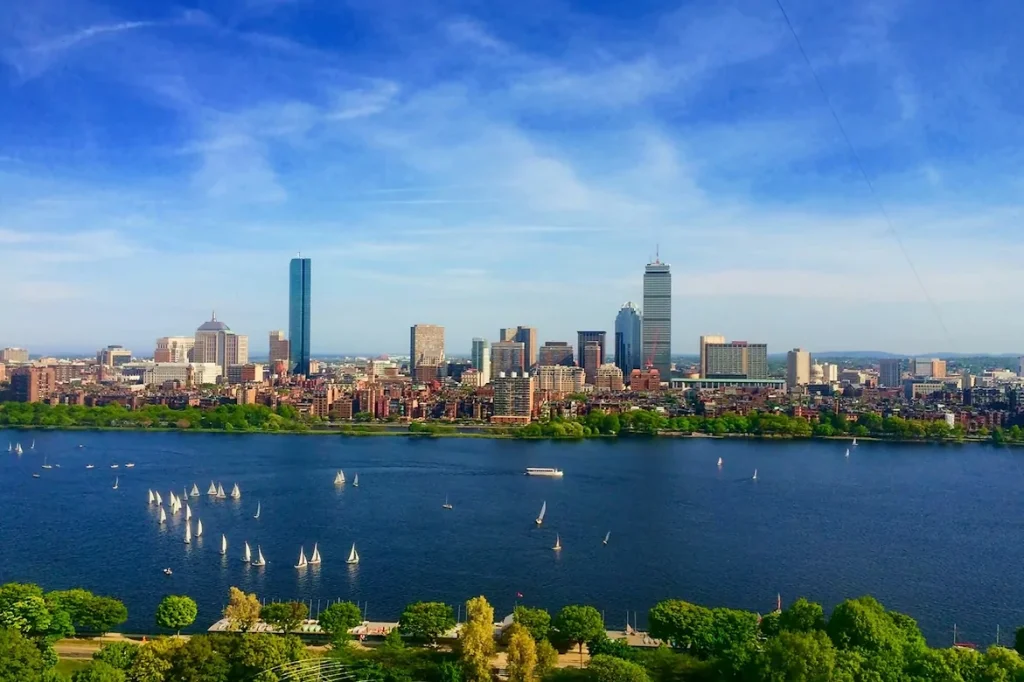 Body of water near cityscape at daytime in Boston, Massachusetts