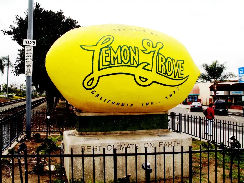 Statue of Lemon Grove, California