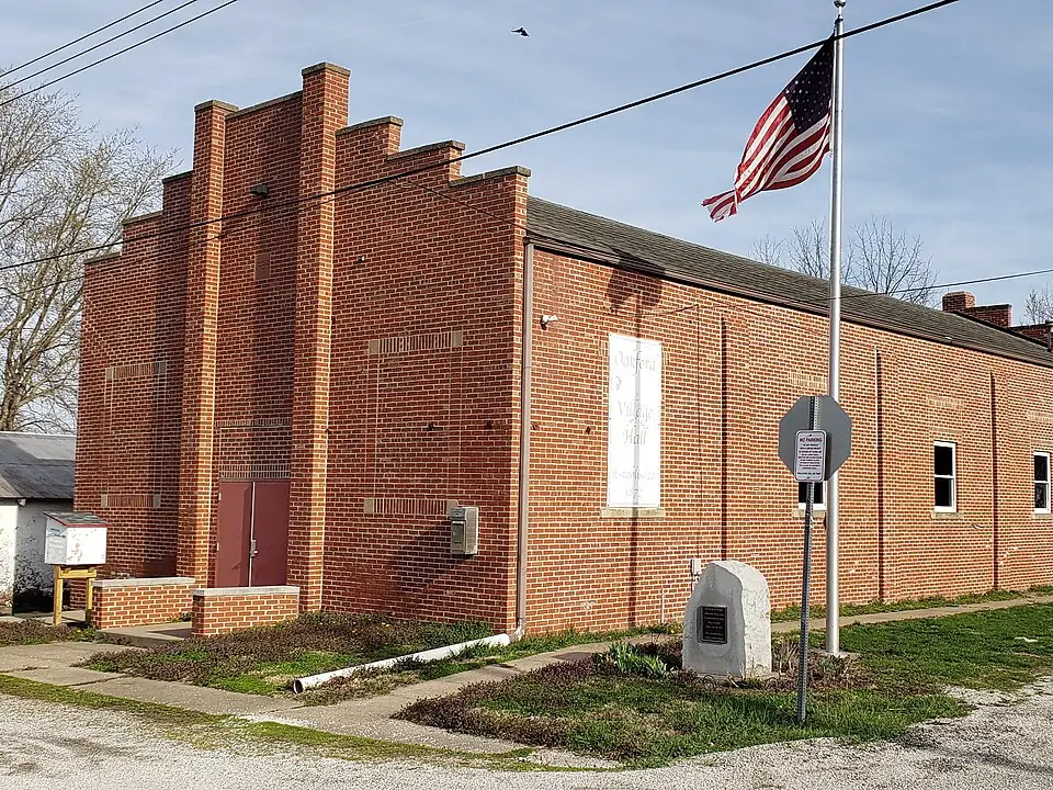 Village Hall in Oakford, Illinois
