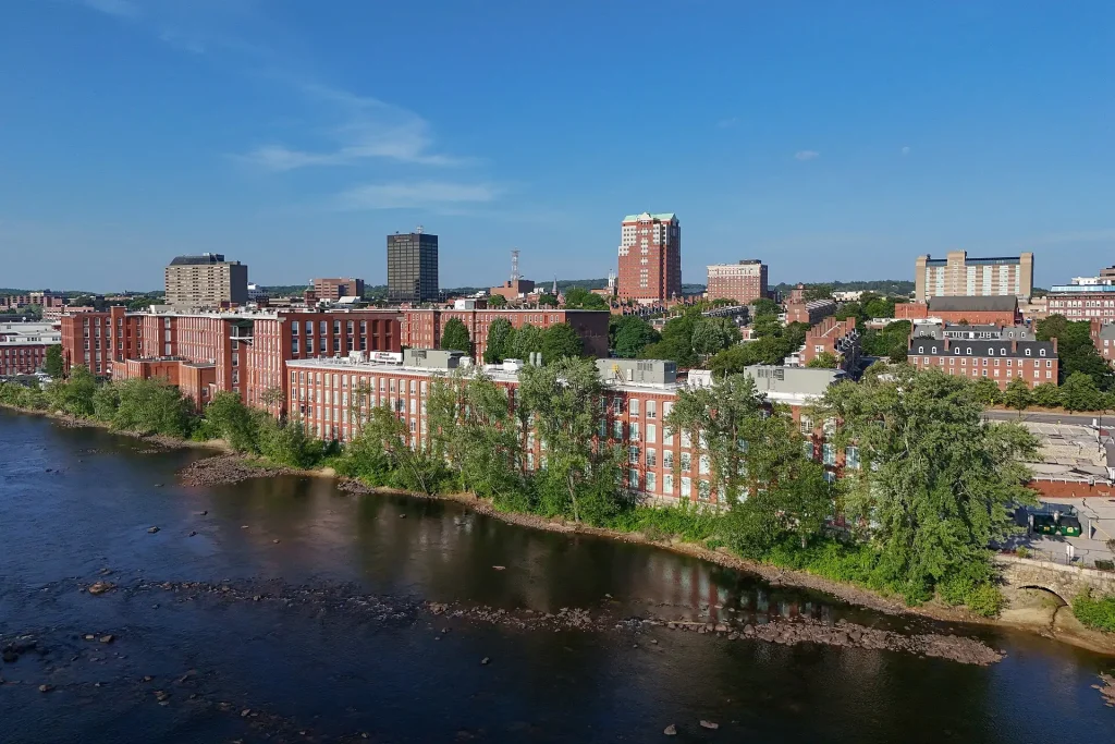 Skyline of Manchester, New Hampshire
