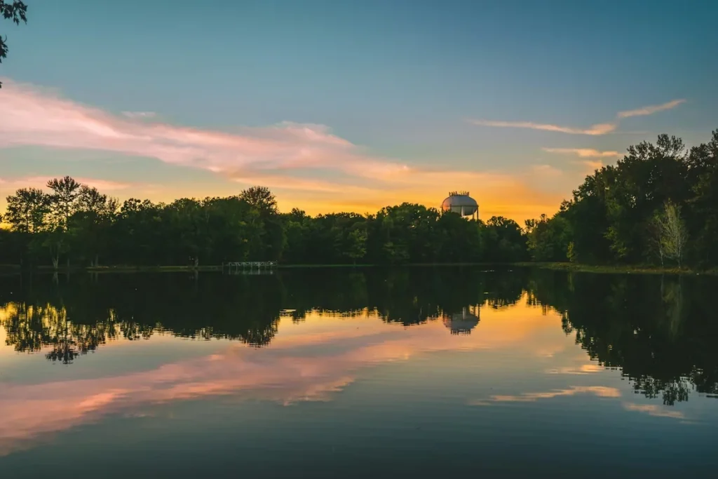Riverfront view in North Little Rock, Arkansas