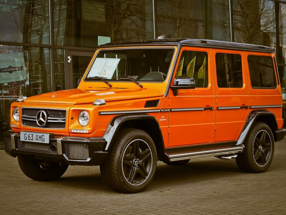 Orange Mercedes-Benz G63