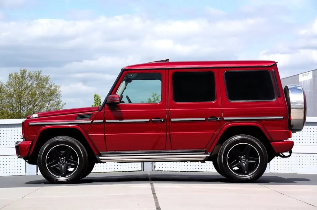 Red Mercedes-Benz G-Class