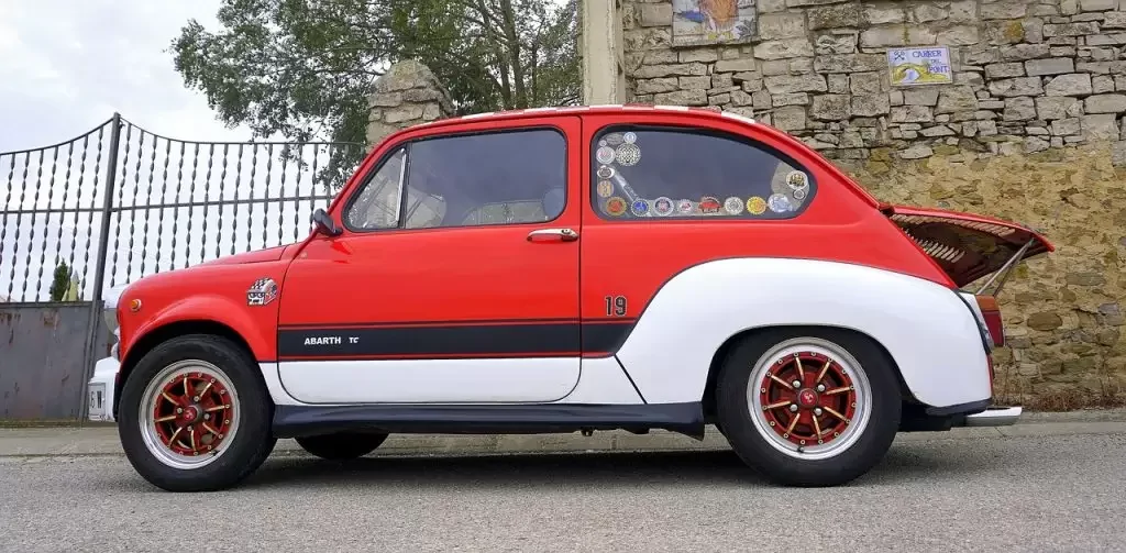 Seat 600 red classic car