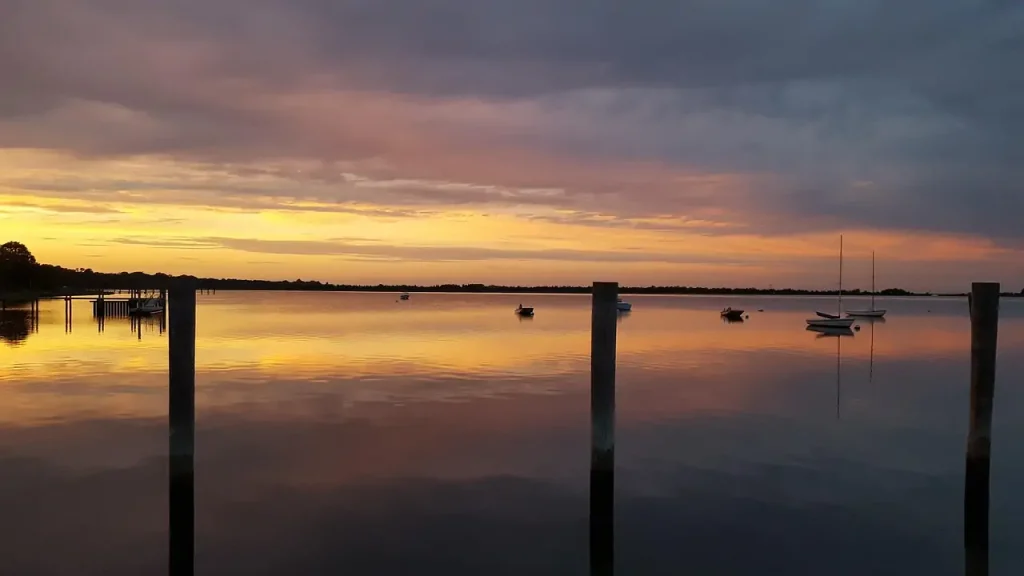 Sunset at Shelter Island, Long Island, New York