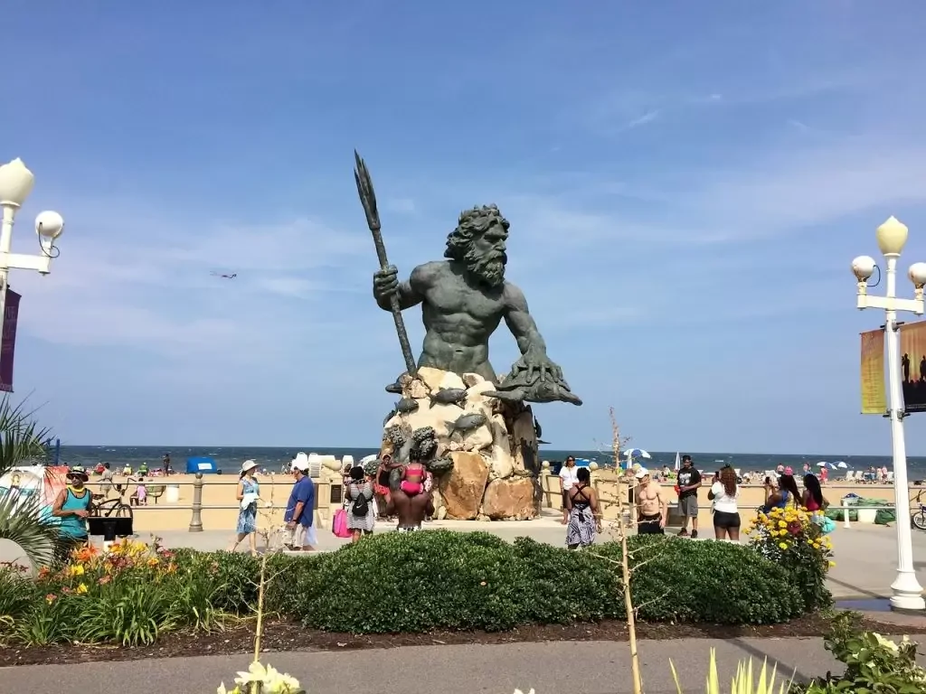 Statue at Virginia Beach