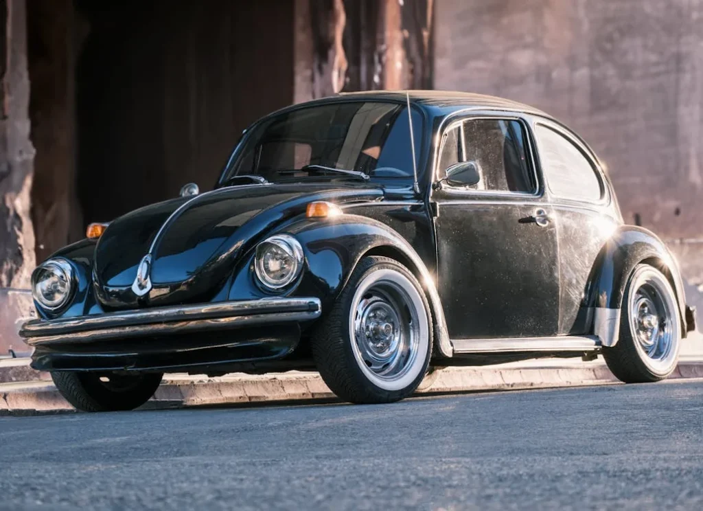 Photo of a vintage Volkswagen Beetle
