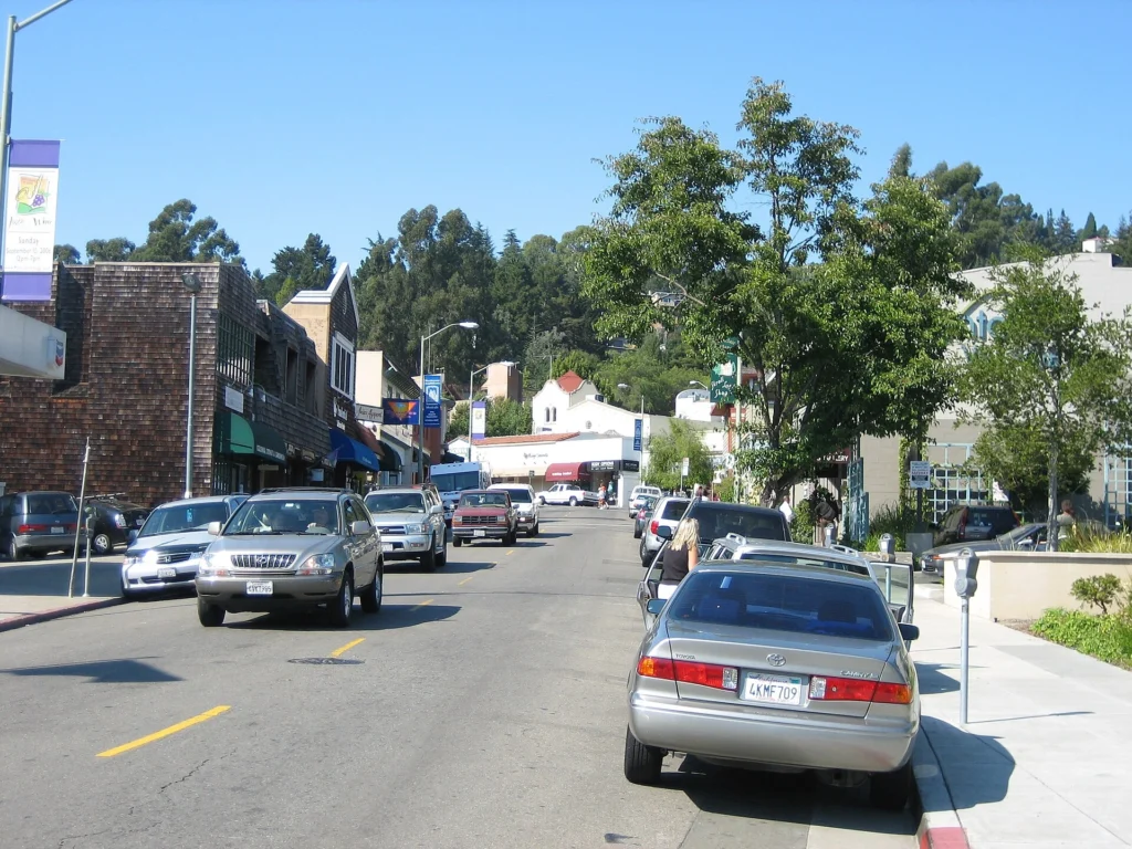Montclair Village neighborhood in Oakland, California