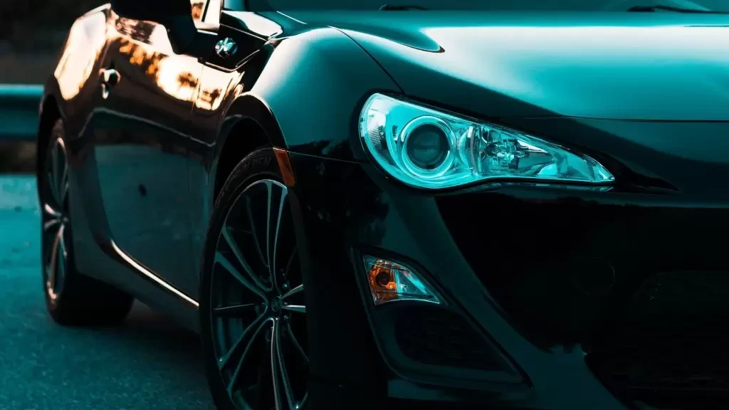Black coupe