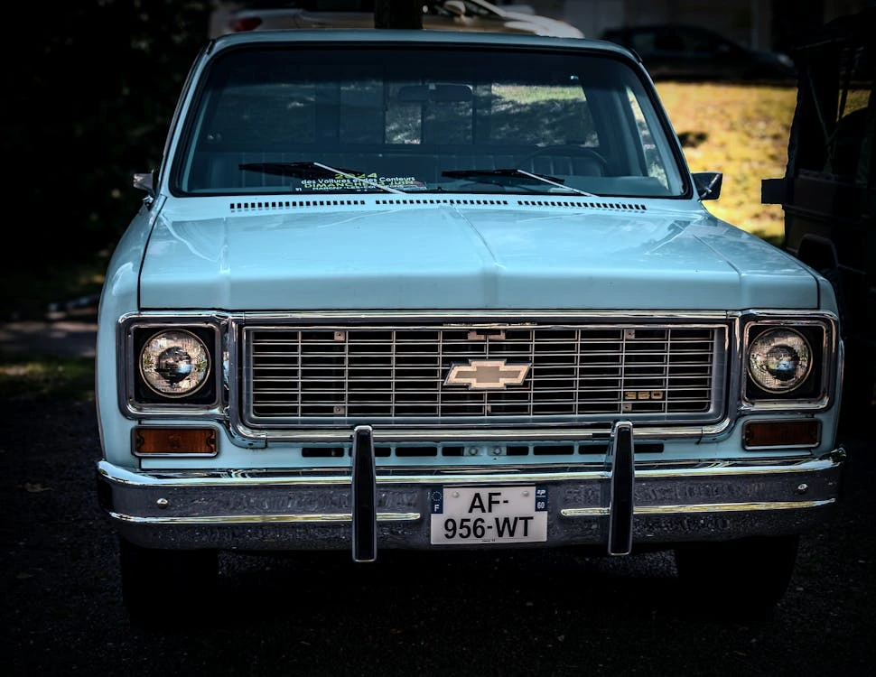 Blue Chevrolet C/K