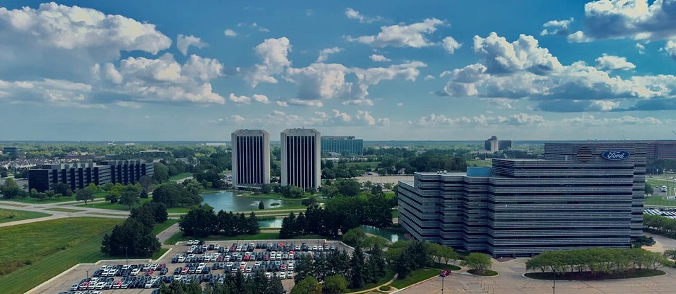 Skyline of Dearborn, Michigan