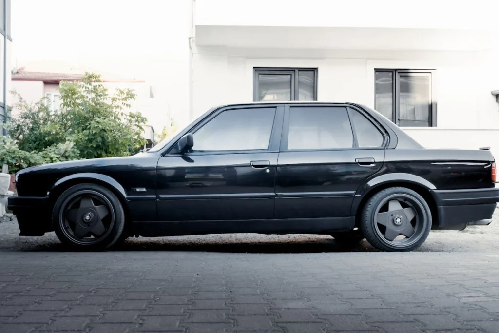 Black BMW E30